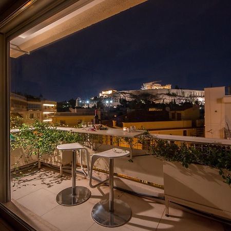 Ferienwohnung Unique Acropolis View Athen Exterior foto