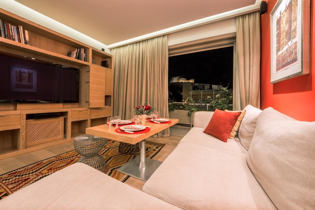 Ferienwohnung Unique Acropolis View Athen Exterior foto