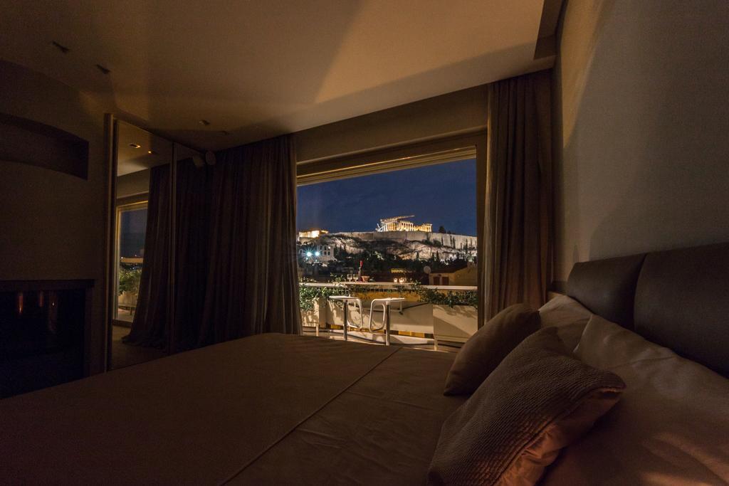 Ferienwohnung Unique Acropolis View Athen Exterior foto
